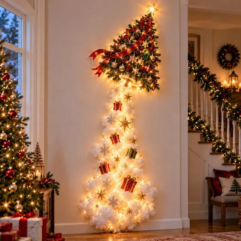 Magisches Weihnachts-Wandlicht-Display