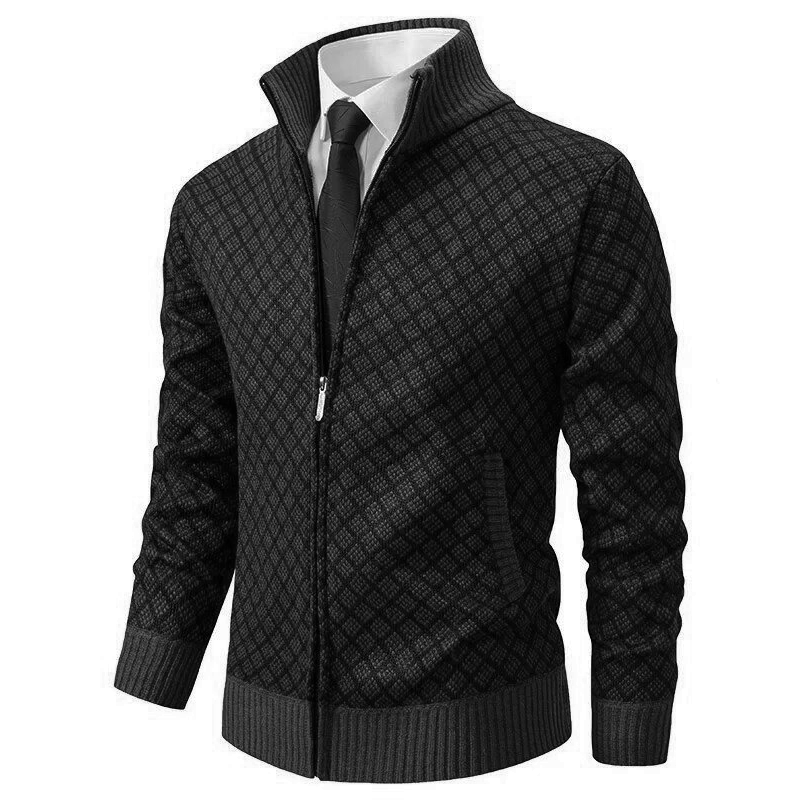 Remy-Doir® Gestricktes Jacquard-Gilet