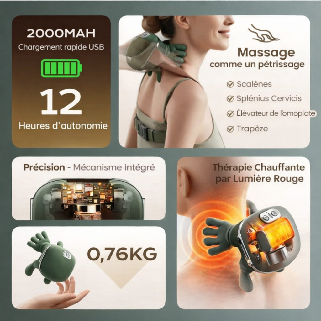 Appareil de massage à soulagement profond - Achetez-en 1, obtenez-en 2