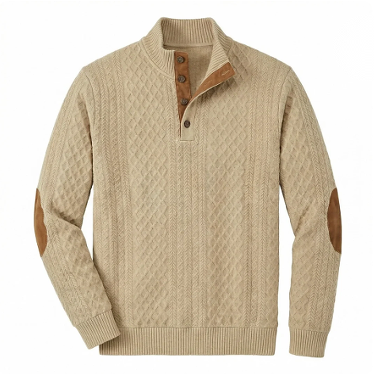 Crown - Men's Classic High Collar Pullover