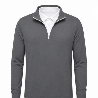 Leon - Men’s Ultra Comfortable 2-in-1 Quarter-Zip