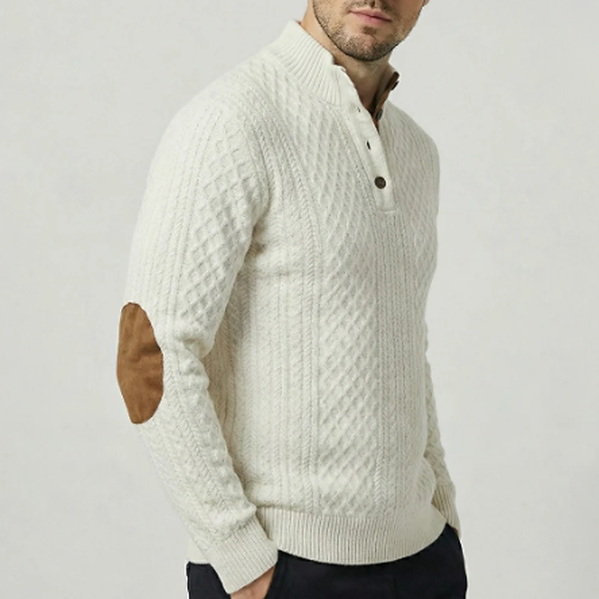 Crown - Men's Classic High Collar Pullover