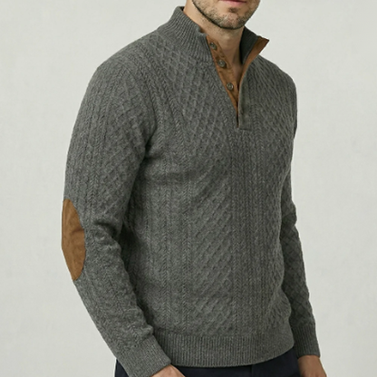 Crown - Men's Classic High Collar Pullover