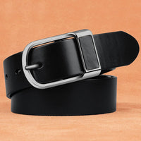 Black silver buckle