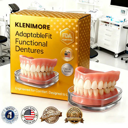 KLENIMORE™ Medical Full Denture with Strong Suction