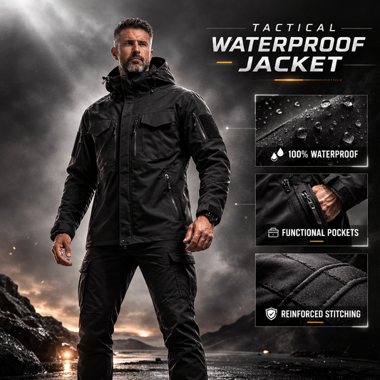 Taktisk militär vattentät jacka