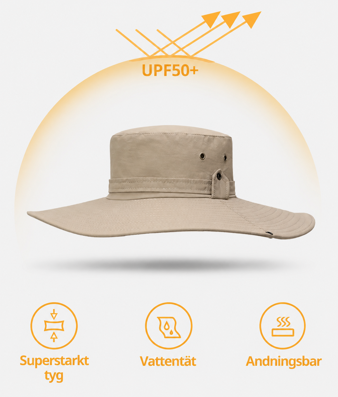 NY ADVENTURE-HATT MED UV50+ SOLSKYDD