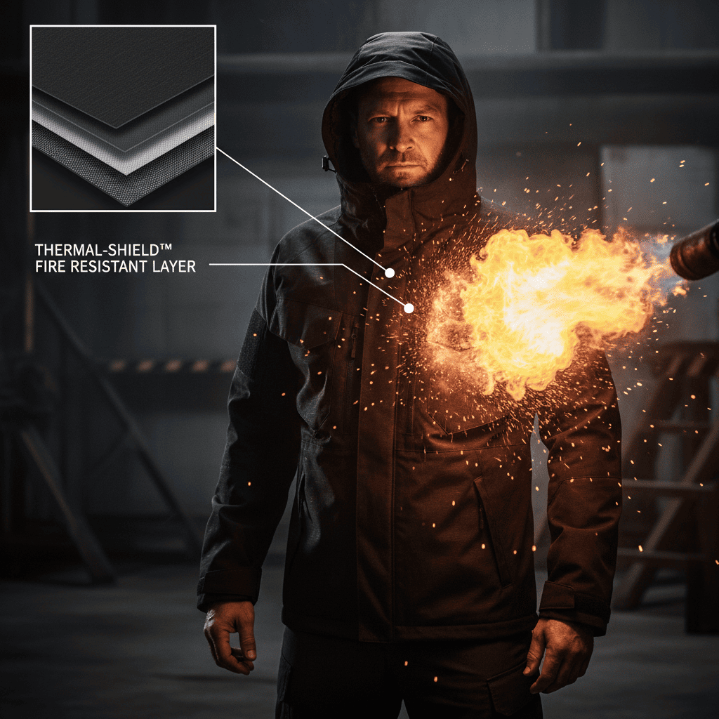 Taktisk militär vattentät jacka