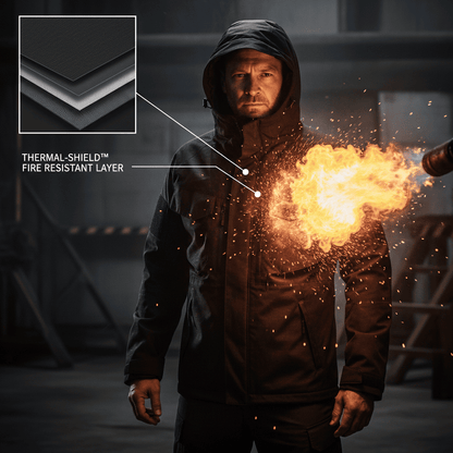 Taktisk militär vattentät jacka