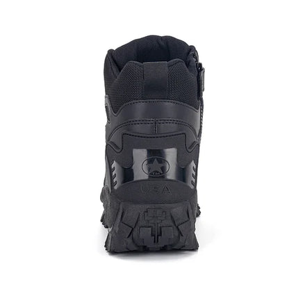 Herrstridsstövlar – vattentäta, halkfria vandringskängor, punkteringsskyddade och vrickningssäkra arbetskängor