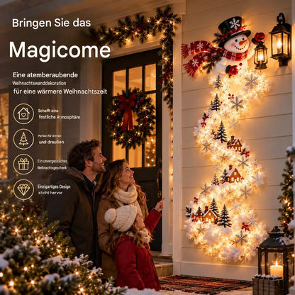 Magisches Weihnachts-Wandlicht-Display