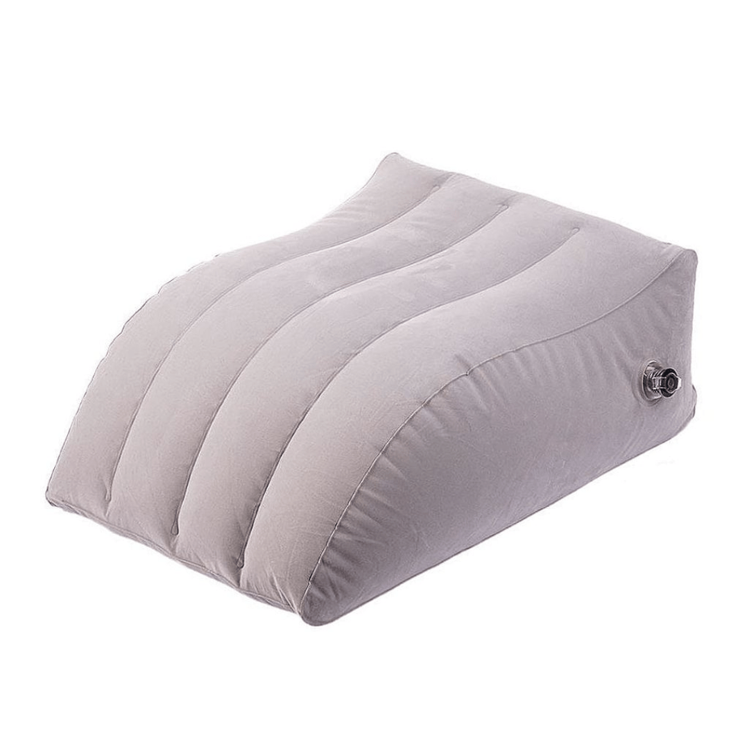 Apoio Inflável para Pés e Pernas  – Almofada Aveludada Multiuso para Conforto e Circulação