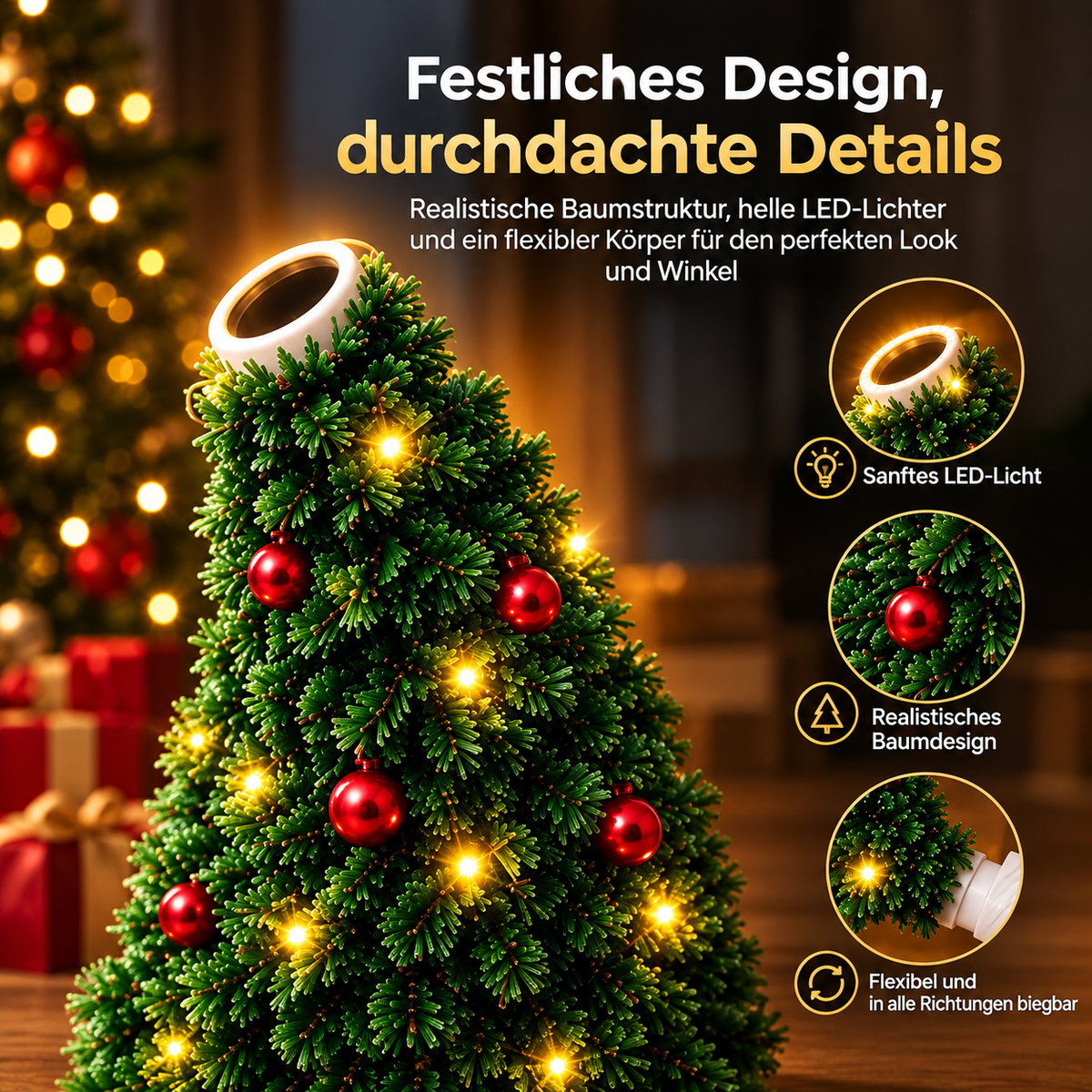 HollyGlow™ Weihnachtsprojektor 1 kaufen, 2 bekommen
