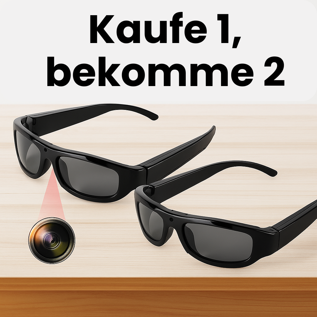 Kamera-Sonnenbrille – 1 kaufen, 2 erhalten