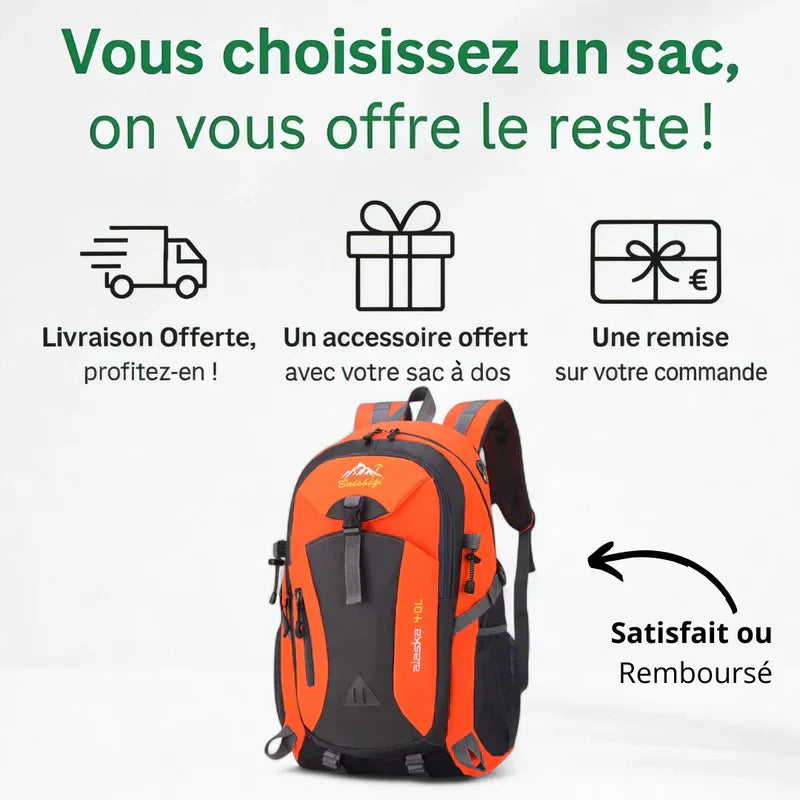 Mochila de senderismo 40L ultraligera – TrailMaster – Mochilas
