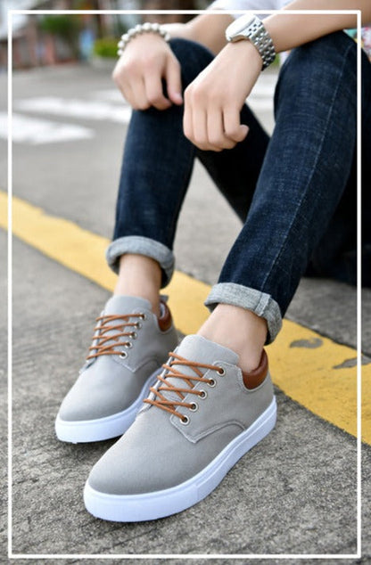 Magnus - Men’s Sneakers with a Crisp White Sole