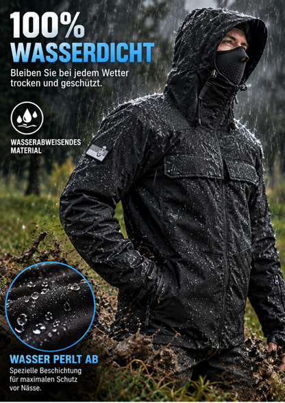 Alpin Gen 2 Wasserdichte Jacke – Schwarz