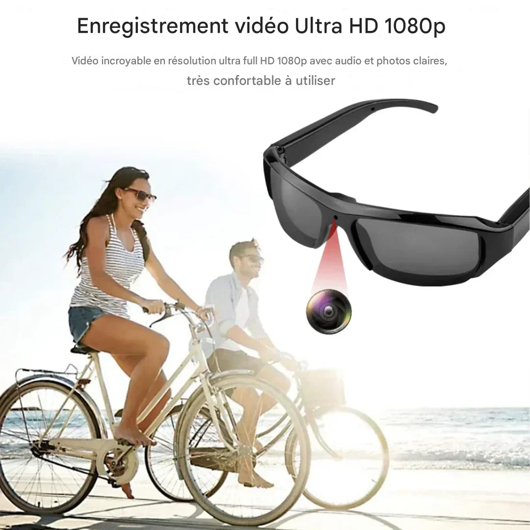 Lunettes de soleil avec caméra