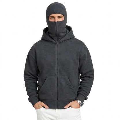 Balaclava Zip-up Hoodie