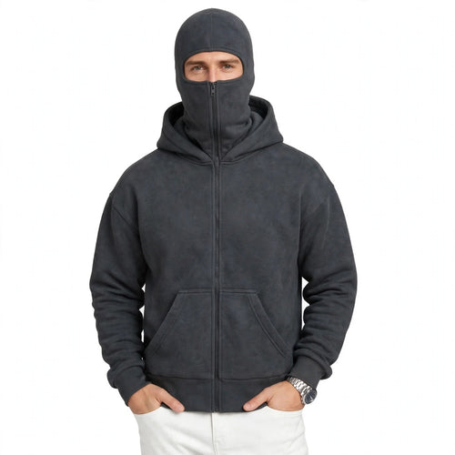 Balaclava Zip-up Hoodie