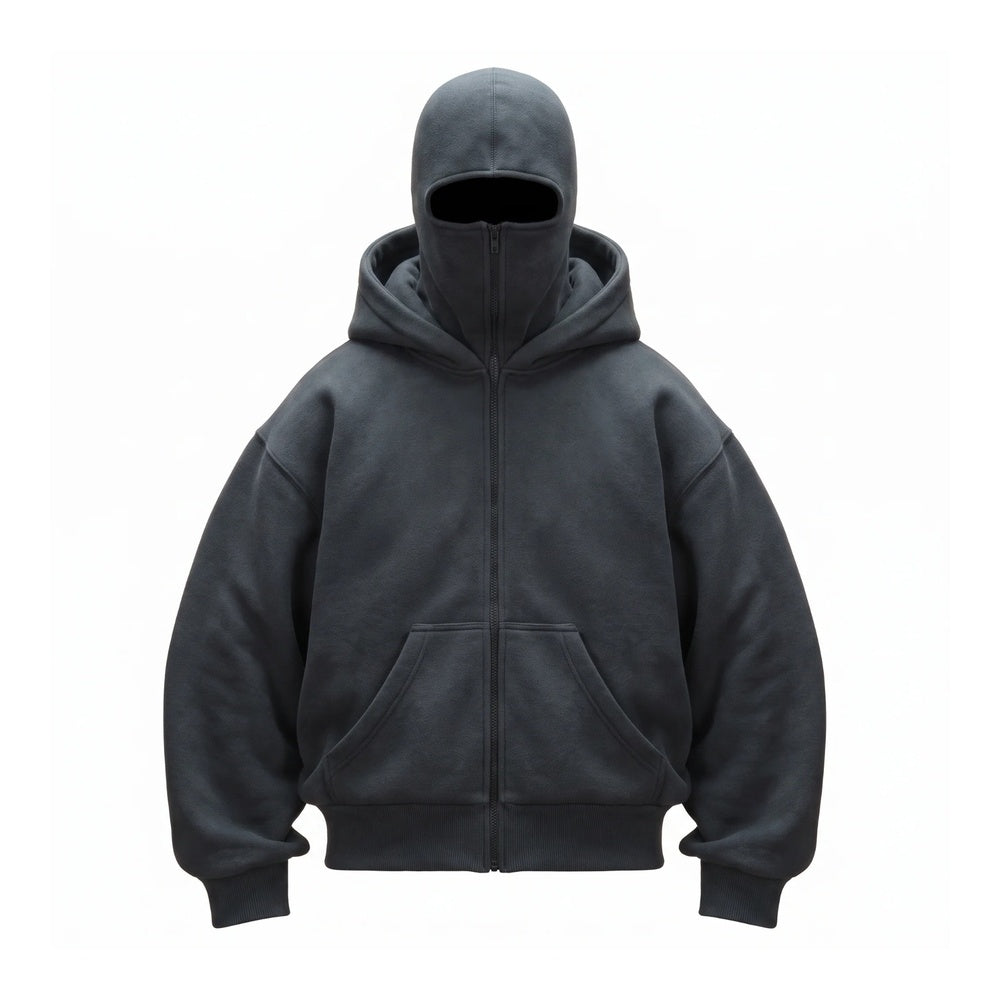 Balaclava Zip-up Hoodie