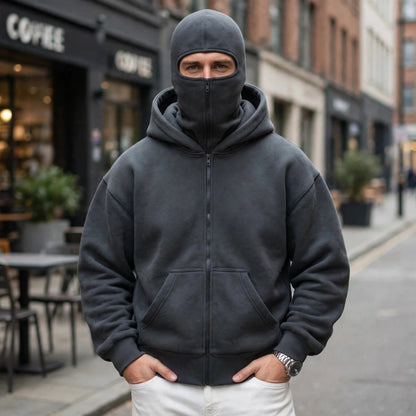 Balaclava Zip-up Hoodie