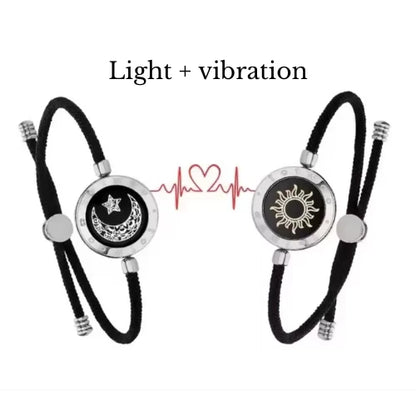 Long-distance bracelets Light + Vibration