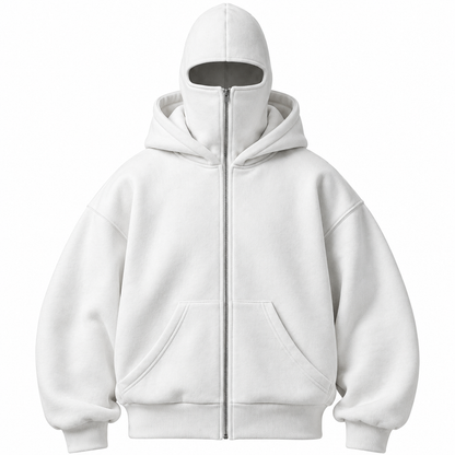 Balaclava Zip-up Hoodie