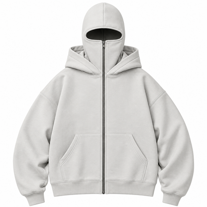 Balaclava Zip-up Hoodie