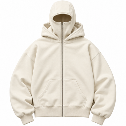 Balaclava Zip-up Hoodie