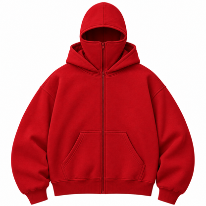 Balaclava Zip-up Hoodie