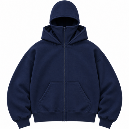 Balaclava Zip-up Hoodie