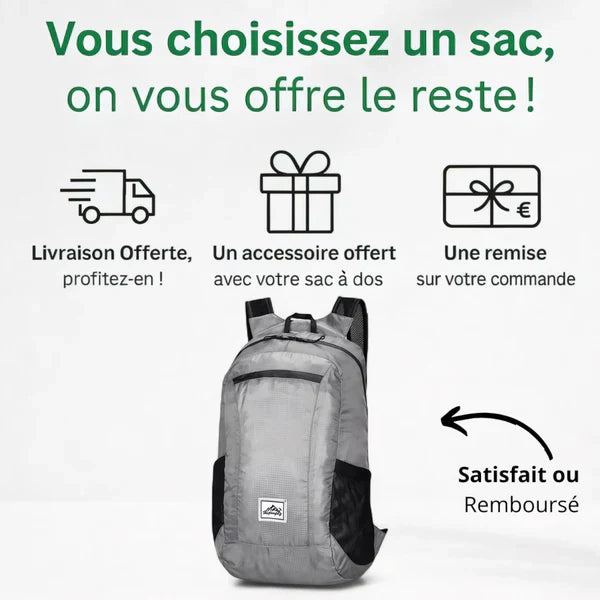 Mochila plegable ultraligera 20L – Ultra-Light – Mochilas