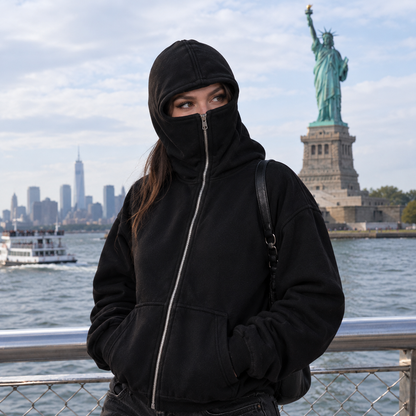 Balaclava Zip-up Hoodie