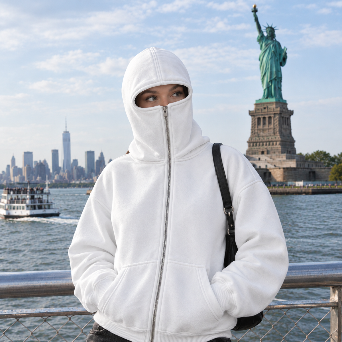 Balaclava Zip-up Hoodie