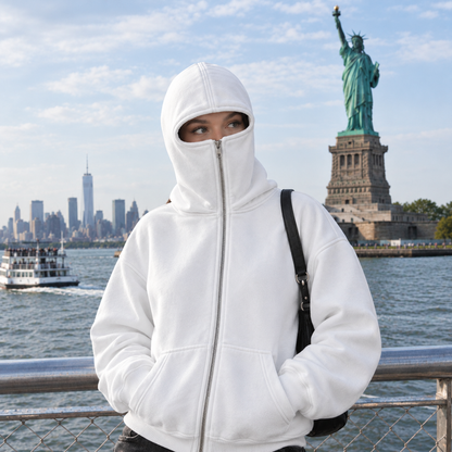 Balaclava Zip-up Hoodie