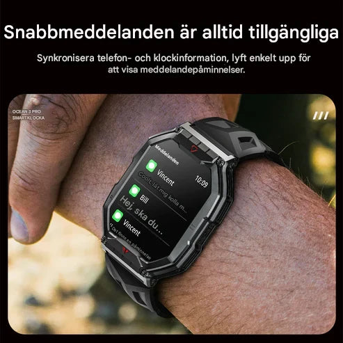 Smartklocka LOKMAT Ocean 3 Pro – Vattentät