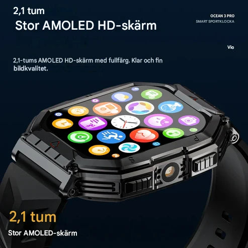 Smartklocka LOKMAT Ocean 3 Pro – Vattentät