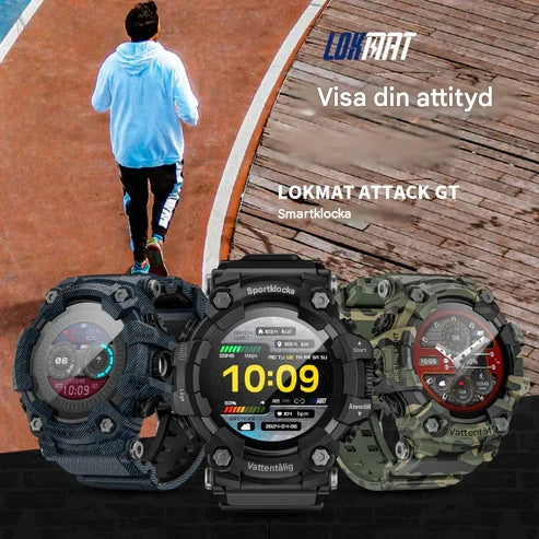 Smartklocka Lokmat ATTACK-GT – Vattentät och med Bluetooth