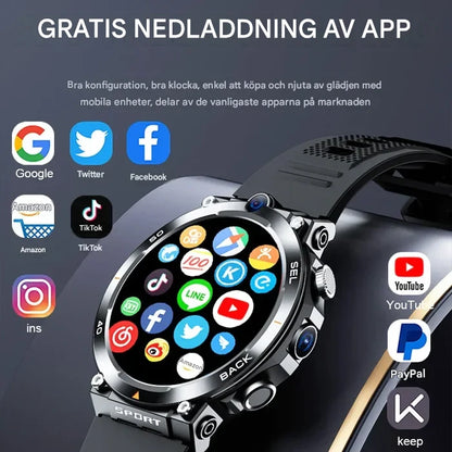 Smartklocka Android 4G BYSL – Dubbelkamera 5 MP GPS