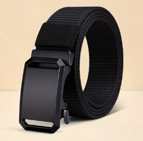 Militärt taktiskt bälte med automatiskt spänne