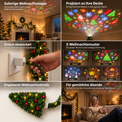 HollyGlow™ Weihnachtsprojektor 1 kaufen, 2 bekommen
