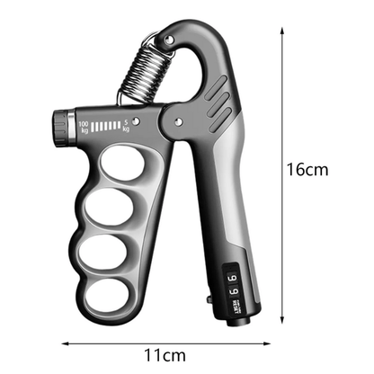 Fortalecedor de Mãos e Antebraço Regulável 5 a 100kg – Ajuste Progressivo de Resistência