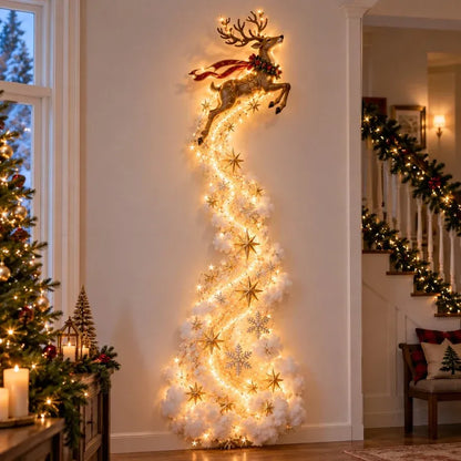 Magisches Weihnachts-Wandlicht-Display