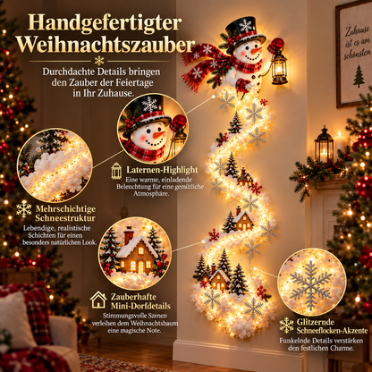 Magisches Weihnachts-Wandlicht-Display