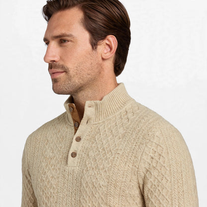 Crown - Men's Classic High Collar Pullover