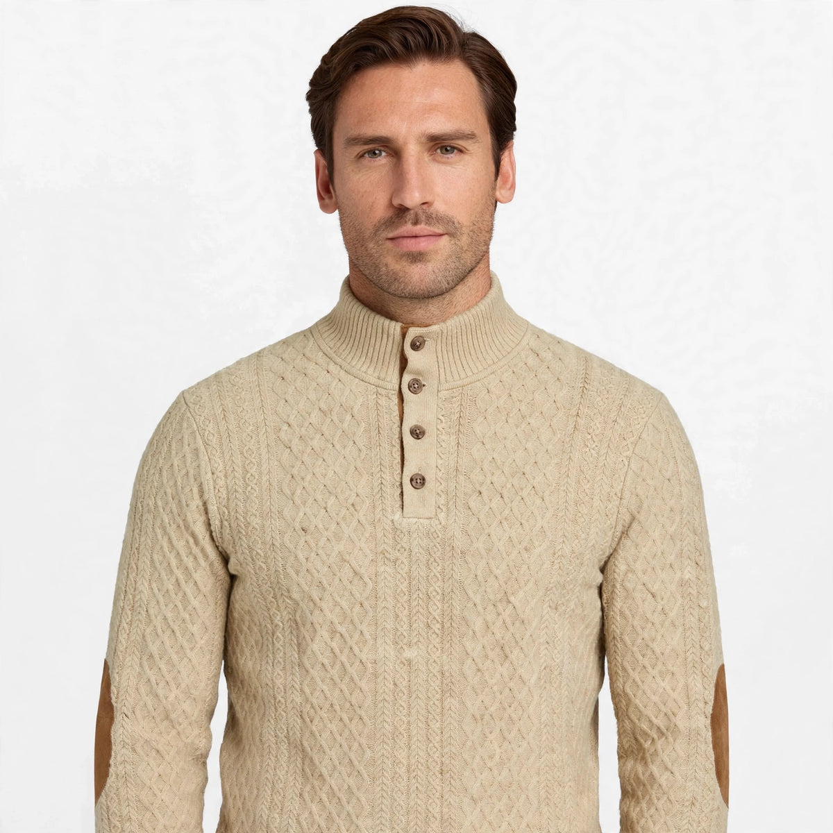 Crown - Men's Classic High Collar Pullover