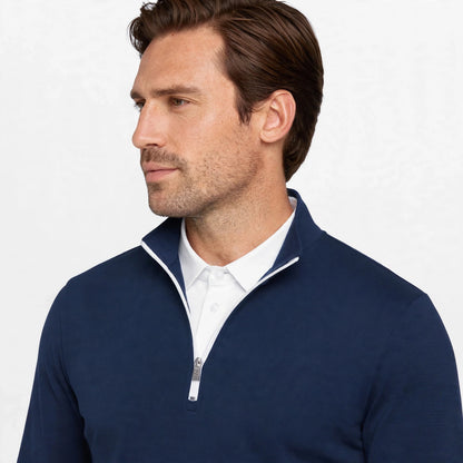Leon - Men’s Ultra Comfortable 2-in-1 Quarter-Zip