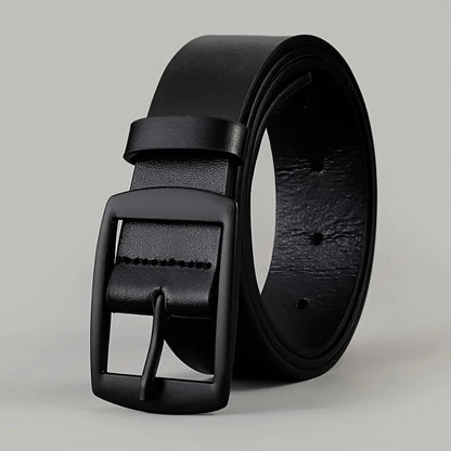 Men’s PU Leather Belt with Metal Buckle